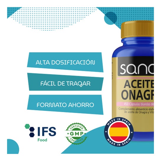 Sanon óleo de onagra 697mg 450cáps