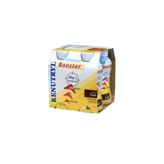 Nestl - Caf Renutryl Booster 4 garrafas de 300ml