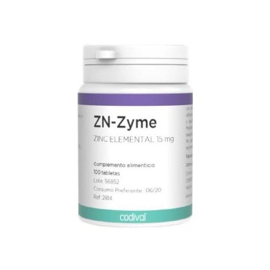 Codival Zn-Zyme 15mg 100comp