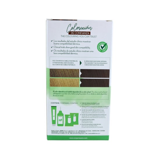 Corpore Sano Tinte Permanente Nº 5 Castaño Claro 140ml