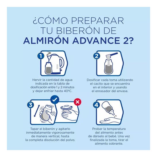 Almirón Advance 2 Leite para Continuação 800g Almirón Advance 2 Leite para Continuação 800g