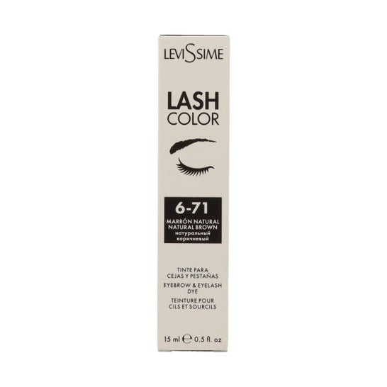 Levissime Lash Tintura de Pestanas e Sobrancelhas 6-71 Castanho Natural 15 ml