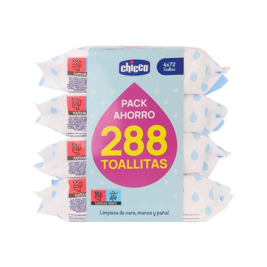 Chicco Pack Toalhetes 4x72 Unidades