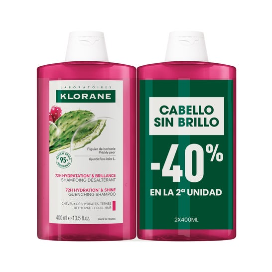 Klorane Champú Higo de Barbaria 2x400ml