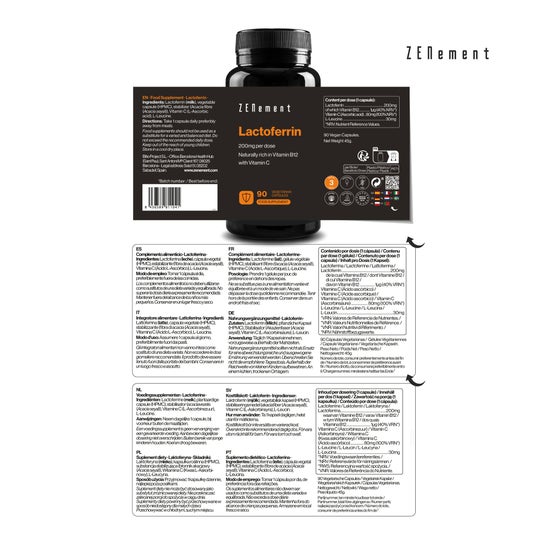 Zenement Lactoferrina 90 vcaps