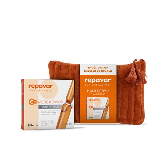 Repavar Revitalizante Metaglicanos Flash Extreme 5amp + Neceser