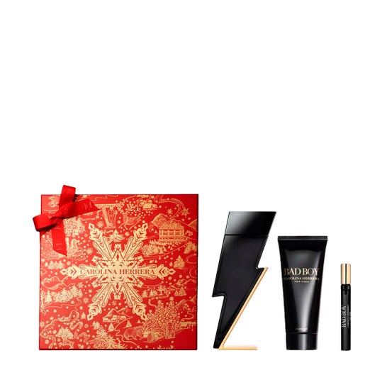 Carolina Herrera Bad Boy Edt 100ml + Gel de Duche para Cabelo e Corpo 100ml
