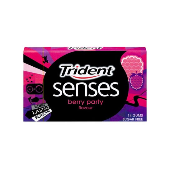 Trident Senses Berry Party Sugar Free 14 Unidades