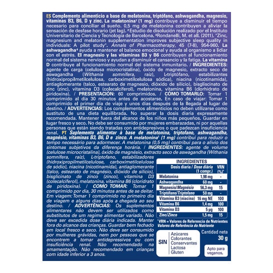 Epaplus Sleepcare Pure Melatonin Retard 60 comprimidos