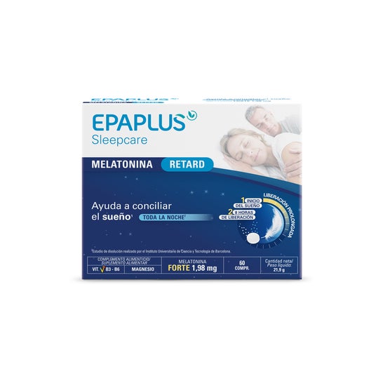 Epaplus Sleepcare Pure Melatonin Retard 60 comprimidos
