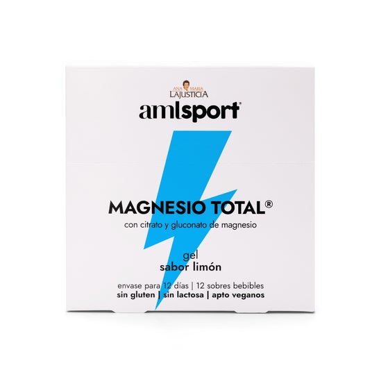 AMLSport Magnésio Total Gel de Limão 12x20ml