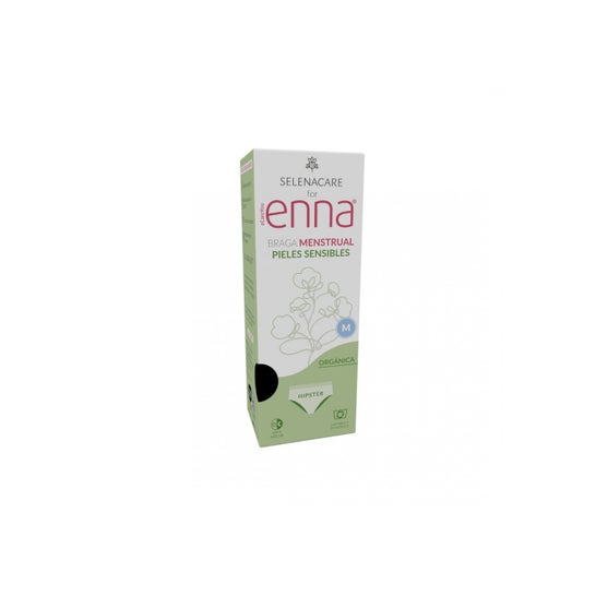 Enna Menstrual Panty Hipster Organic Black Size M 1 Unidade