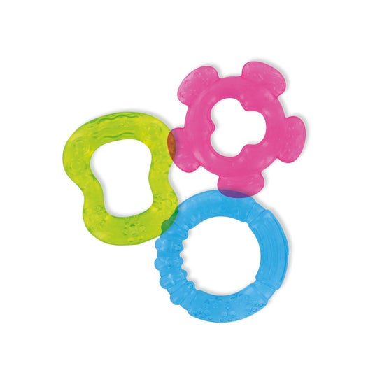 dBb Remond Tooth Ring Rojo Azul Púrpura 3ud