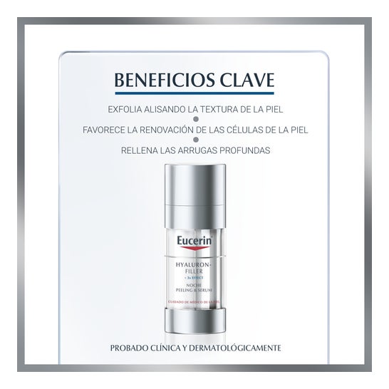 Eucerin Hialuron Filler Peeling & Night Serum 30ml