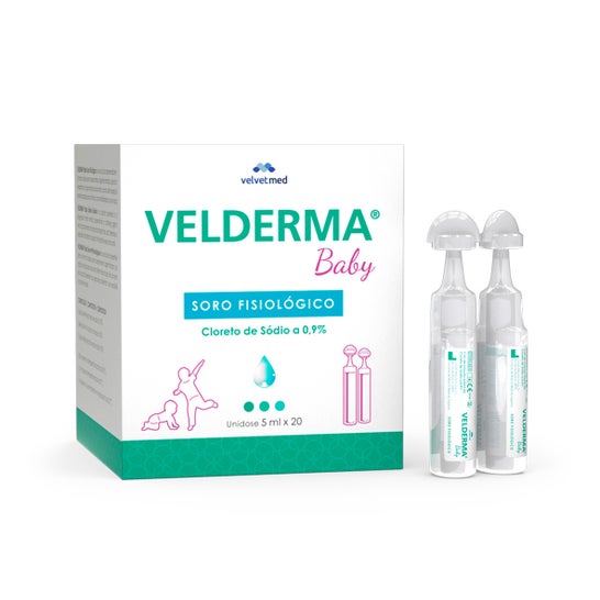 Velvetmed Velderma Baby Suero Fisiológico 20x5ml