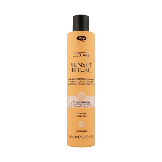Lisap Top Care Sunset Ritual After Sun Champô Gel Banho 250 ml
