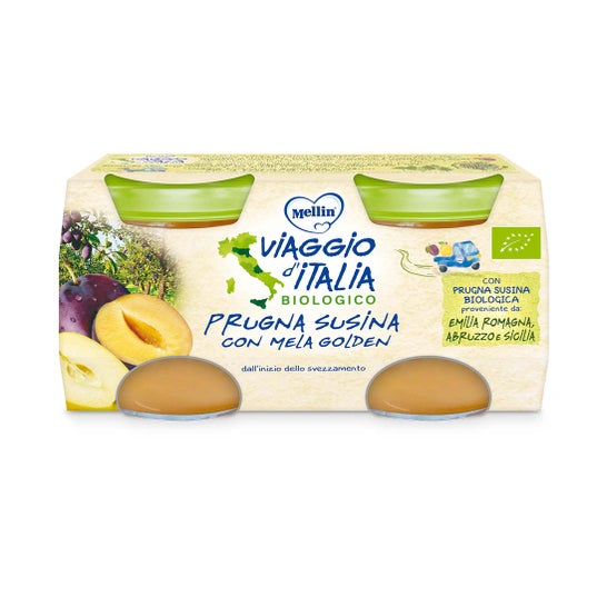 Mellin Viaje Italia Papilla Bio Pru 6x100g