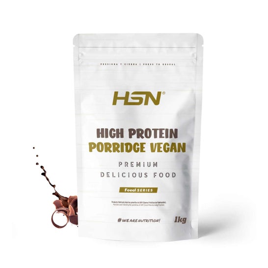 HSN Gachas de Avena Proteicas Veganas Chocolate 1kg