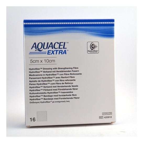 Aquacel Extra Pansements Steriles 13,5x15cm 10uts