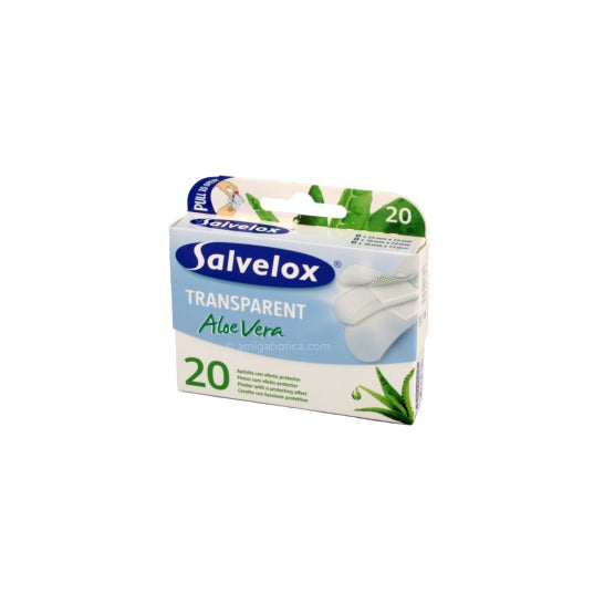 Salvelox transparente adesivo aloe vera vestir 20uds