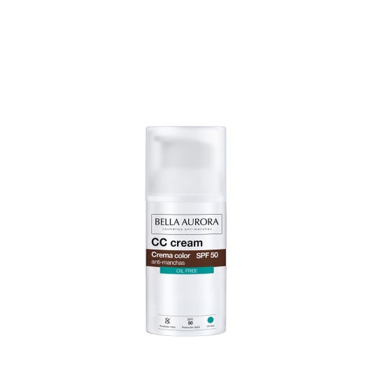 Bella Aurora CC Cream Oil Free Antimanchas SPF50 30ml