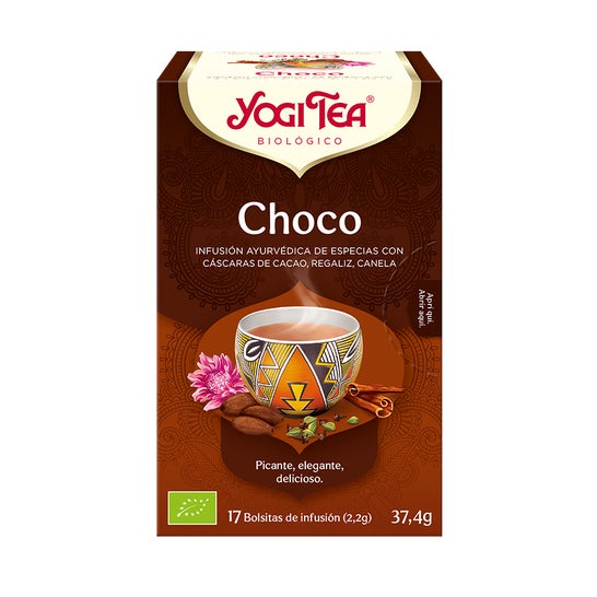 Chá de Yogi chocolate 17 sacos