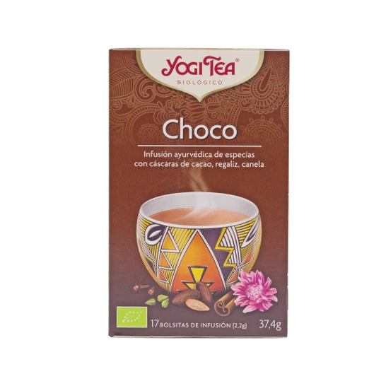 Chá de Yogi chocolate 17 sacos