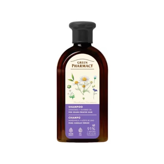 Green Pharmacy Champô Camomila e Óleo de Linho 350 ml