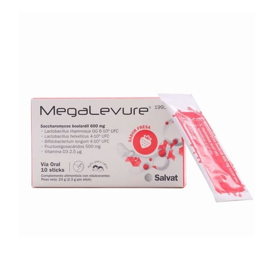 Megalevure Strawberry Flavor 10 sticks