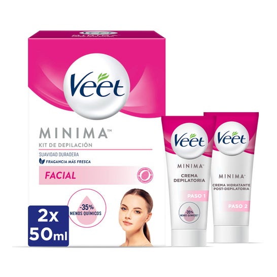 Kit Creme Facial Veet 2X50ml