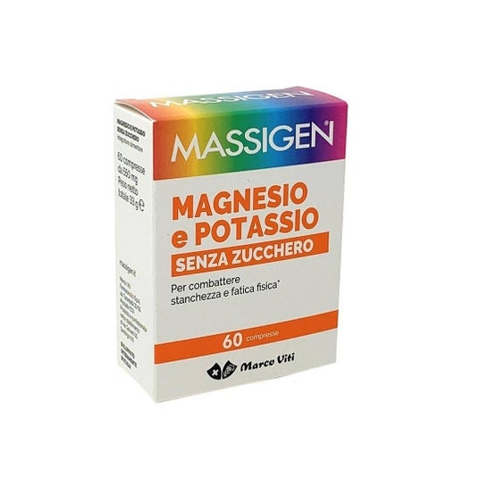 Marco Viti Massigen Magnesio y Potasio Sin Azúcar 60comp