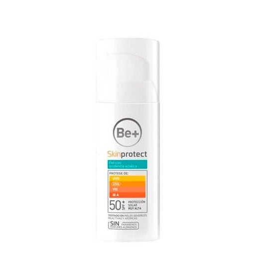 Be+ Skinprotect acne cutânea SPF50 50 ml