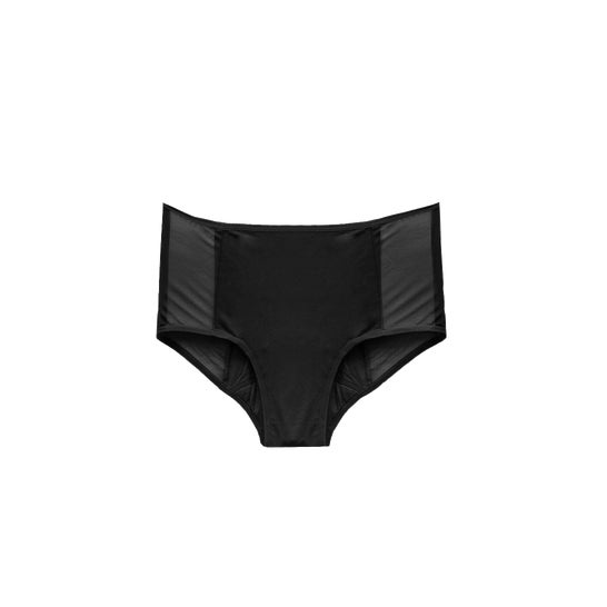 FreeU Valeria Braga Menstrual Noche Algodón Negro S 1ud