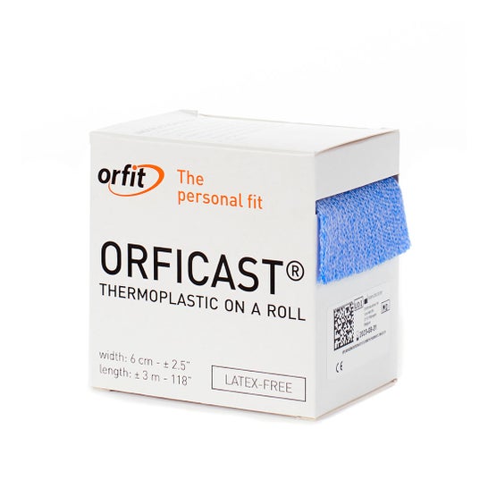 Orfit Orficast Faixa circular para Dedos Azul 6cmx3m