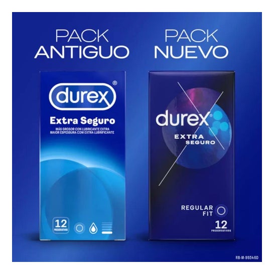 Preservativos Durex® Extra Seguro 12pcs Preservativos Durex® Extra Seguro 12pcs
