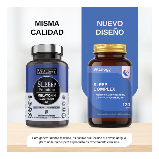 Vittalogy Sleep Premium 120 cápsulas