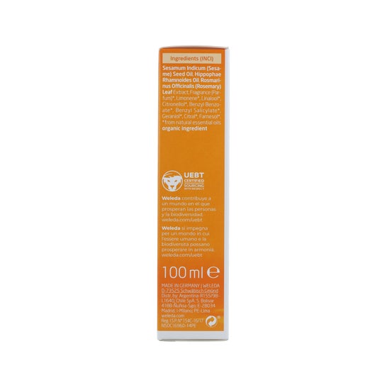 Weleda óleo de corpo de espinheiro mar 100ml