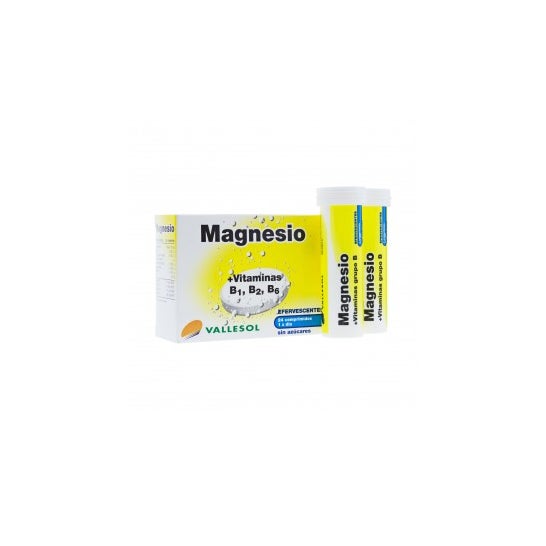 Magnésio Vallesol e 24 vitaminas efervescentes