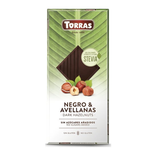 Torras Chocolate Nego Avelãs Stevia
