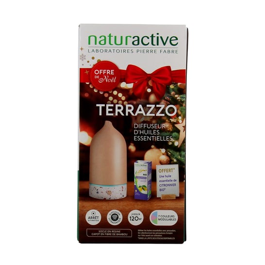 Naturactive Set Difusor Terrazzo + Óleo de Limão 10ml