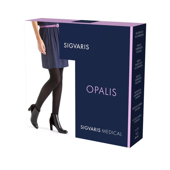 Sigvaris Opalis Medium 2 Anti Fatigue Normal Bálsamo Azul TL 1 Par
