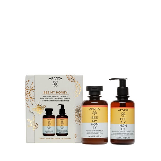 Apivita Pack Bee My Honey gel de ducha 250ml + Leche corporal 200ml