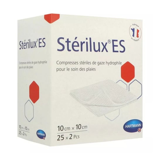 Stérilux Es Almofada de Gaze Estéril 10x10cm 2x25pcs