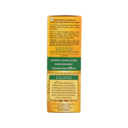 Polen Apicol Tongil 60 Ml.