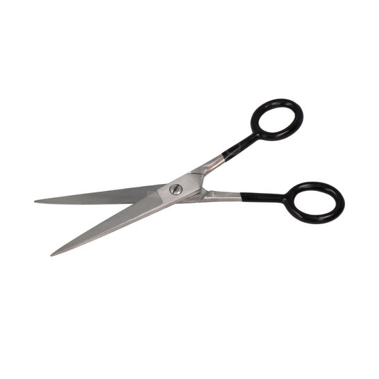 Zenish Tijera Professional Metal Silver Mango Negro 7 1ud