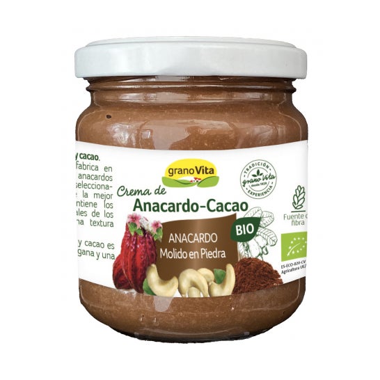 Granovita Crema de Anacardo con Cacao Bio 175g
