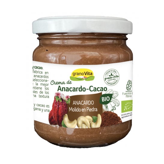 Granovita Crema de Anacardo con Cacao Bio 175g Granovita Crema de Anacardo con Cacao Bio 175g