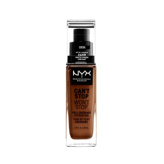 NYX Can'T Stop Won'T Stop Full Coverage Foundation #Cocoa 30 ml