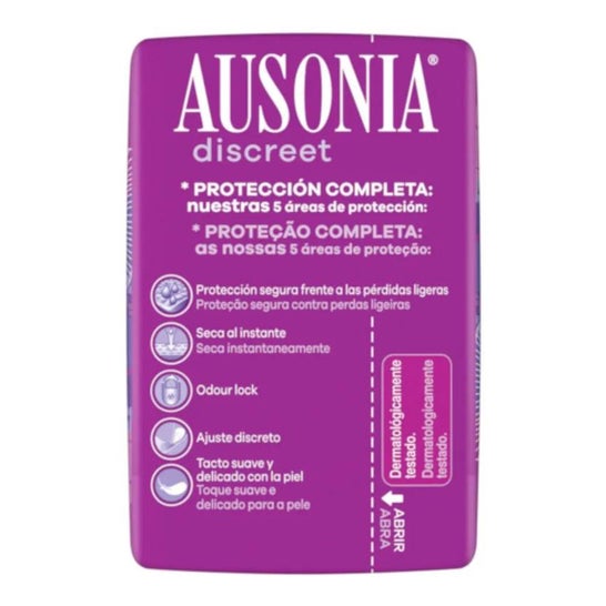Ausonia Discreet Extra 10uds Ausonia Discreet Extra 10uds