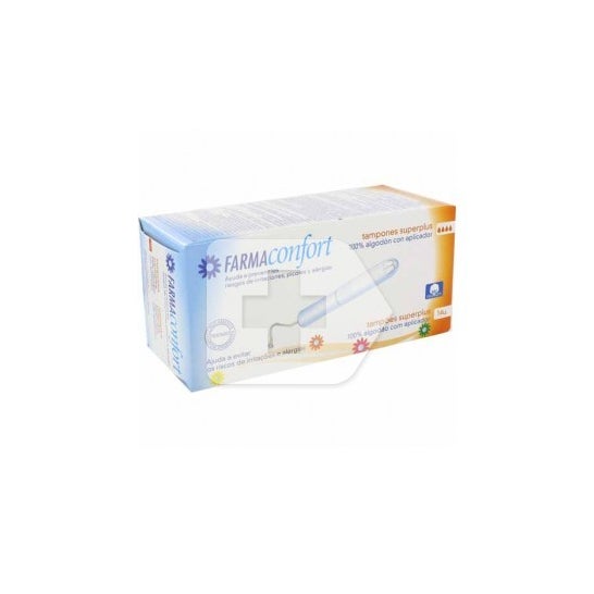 Tampão Farmaconfort 100% algodão Super Plus 14uds